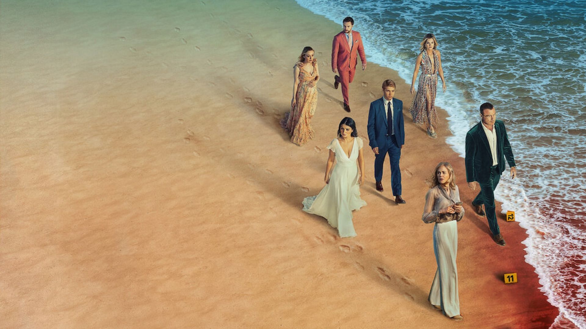 The cast of The Perfect Couple (Image via Netflix)